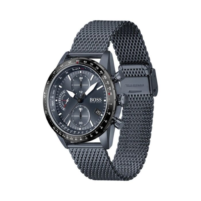 Hugo Boss Men's Chronograph Blue Pilot Edition Watch - 1513887 - Image 3